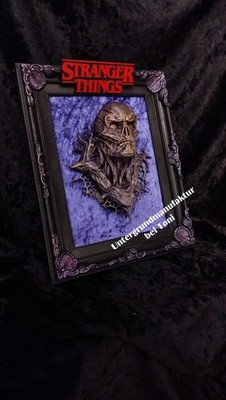 Stranger Things VECNA 3D Wandbild | Handgefertigtes Unikat | Gothic Rahmen Deko