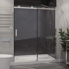 Anzzi SD-FRLS05701 Rhodes 76"H x 48"W Sliding Frameless Shower