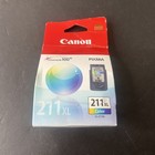Genuine Canon CL-211XL High-Yield Tri-Color Ink Cartridge 211XL