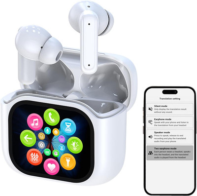 Wireless Bluetooth Touch Screen AI Language Translation Translating Earbuds in R