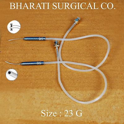  Irrigating , Aspiration,Cannula Simco Cortex Extractor 0.3 mm Side Port Curved 