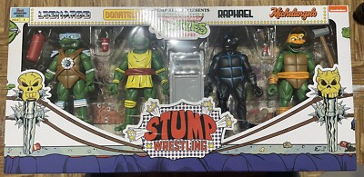 NECA Archie Comics TMNT Adventures Stump Arena Wrestling Turtles 4