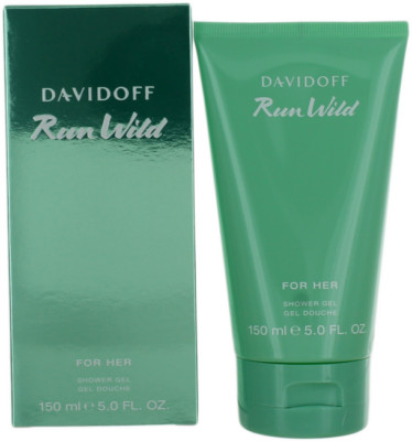 Run Wild By Davidoff For Women Shower Gel 5oz New