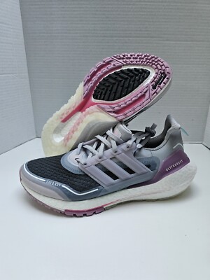 Size 11- adidas UltraBoost 21 Cold.Rdy Halo Silver Ice Purple 2021