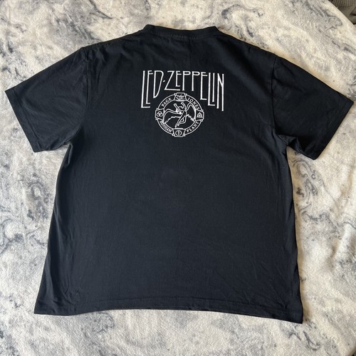 T-shirt maglietta vintage Led Zeppelin canzone del cigno doppia faccia stampa grafica band M - Foto 7 di 11