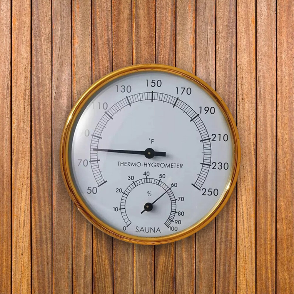 Sauna Thermometer 2 in 1 Fahrenheit Thermometer Hygrometer Sauna AccessoriesdzD1