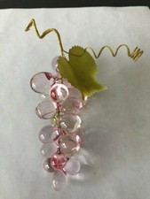 Set Of 3 Vintage Retro Acrylic Grape Cluster, free shipping