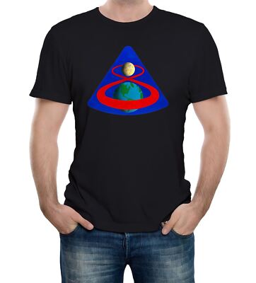 Herren NASA Apollo 8 Mission Crew Abzeichen Logo T-Shirt Space Science cool