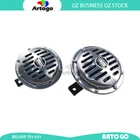 12v Big Super Tone Dual Tone Horn Pair 430 329hz Modified Car Motorcycle ATV