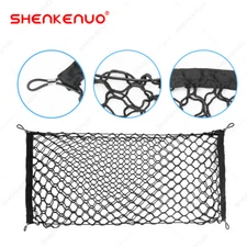 Envelope Style Trunk Cargo Net Storage For Car SUV Rear Universal Bag Hook US Y1