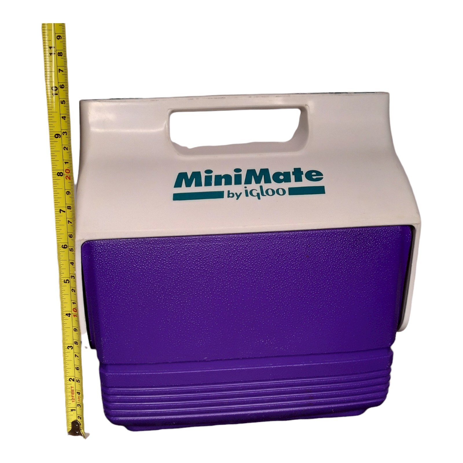 Vintage 90's Purple & White Mini Mate by IGLOO Small Cooler Lunchbox