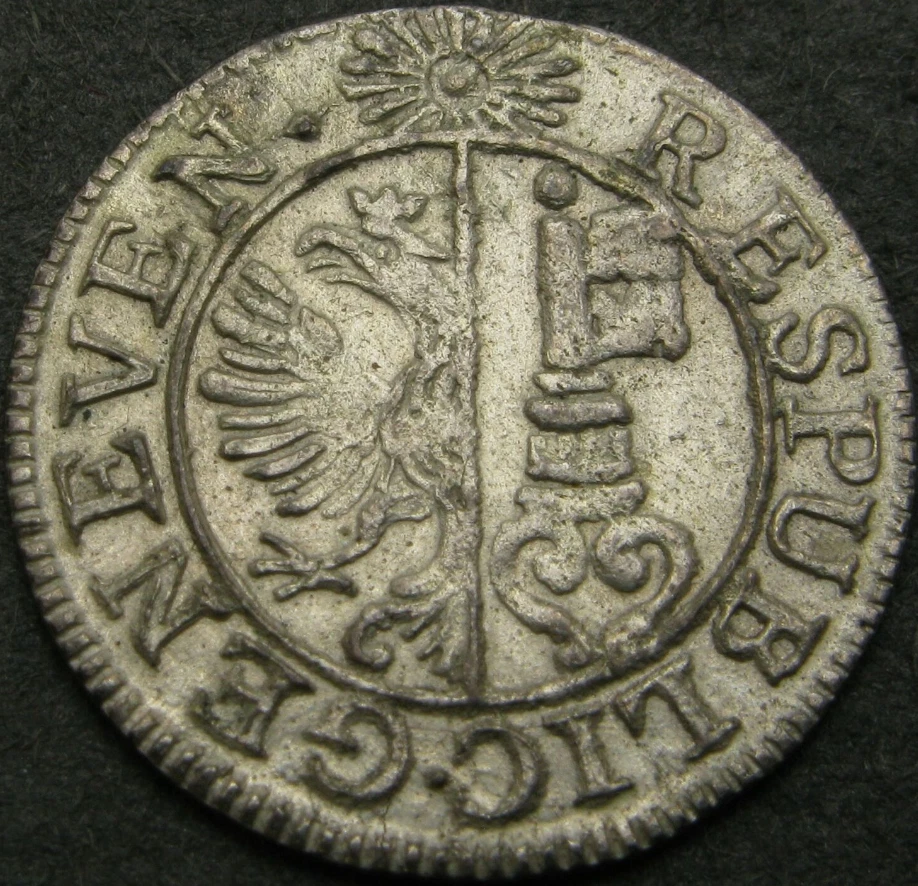 :1788 6-DENIERS (BILLON) SWITZERLAND GENOA KM#-79 NGC MS61 LOW-POP RARE R-8 1/9 - Image 4 of 4