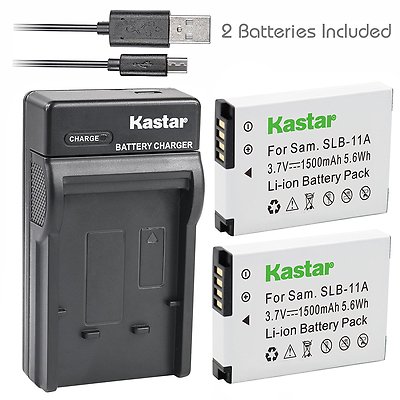 SLB-11A Batter & Slim USB Charger for Samsung TL500 TL350 TL320 TL240 ST5500