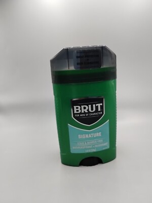 Two (2)Brut Classic Antiperspirant Deodorant Oval Solid Stick 2 Oz.
