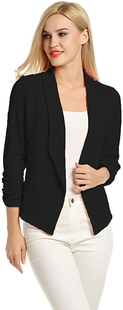 Open front womens blazer sale