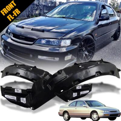 Front Pair Plastic Inner Fender LH RH For Honda Accord 1994-1997 Sedan EX CD