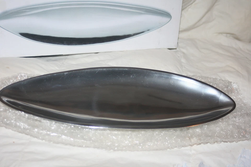 Bandeja para servir canoa ARTLAND Cambridge Collection 15" acero inoxidable Foto 4 de 4