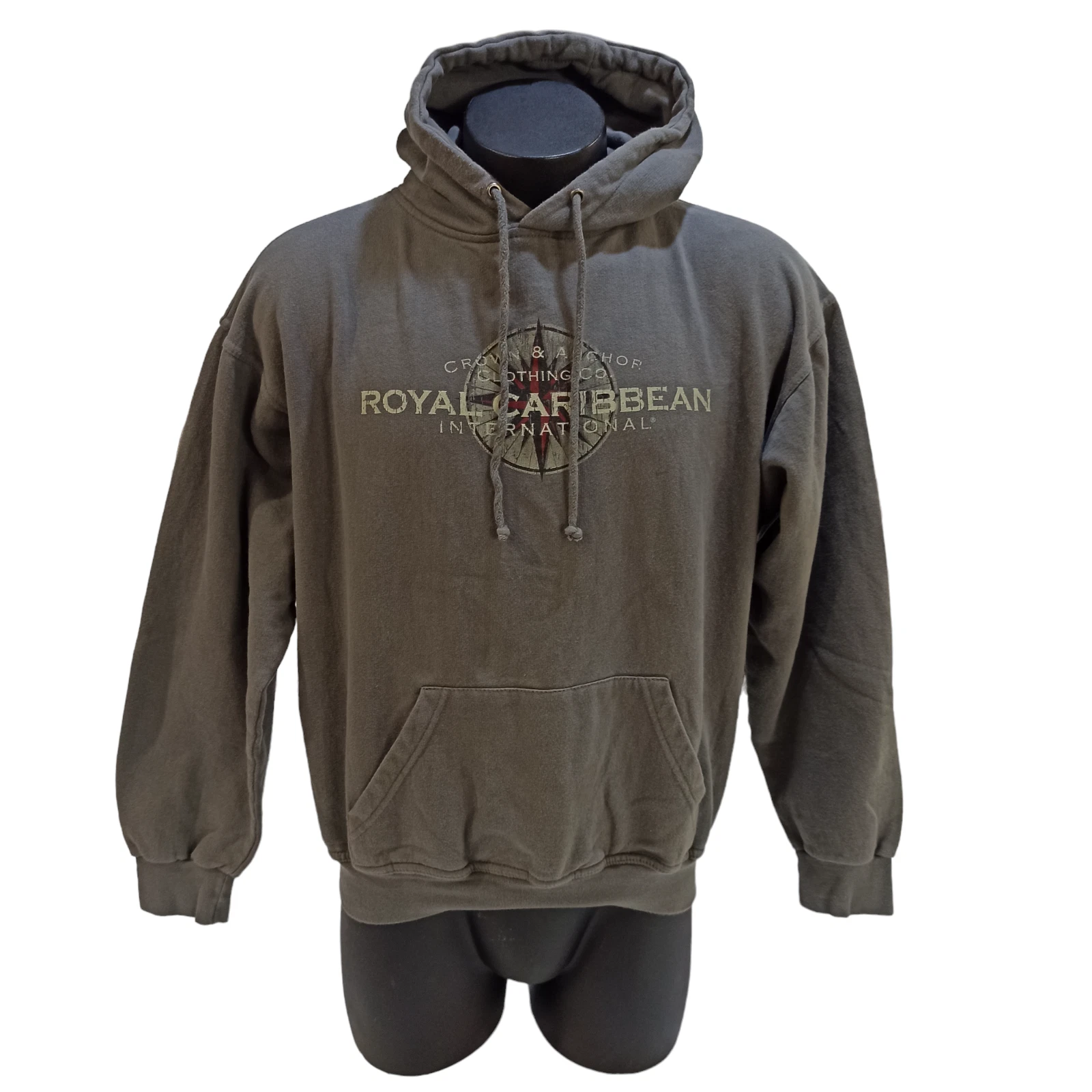 Royal Carribbean International Crown & Anchor Grey Jumper Hoodie Size M Medium