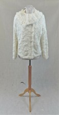 Yumi Women's Textured Faux Fur Jacket Size Uk 12 Eu 40 Nh004 Bb 11