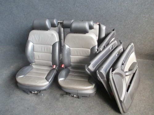 Lederausstattung Audi A6 4BH Allroad Avant Sitze Ausstattung GRAU - SCHWARZ