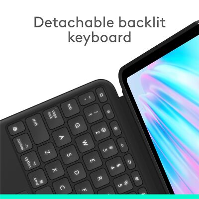 Logitech Combo Touch iPad Air 11-inch (M2 & M3), iPad Air (5th gen