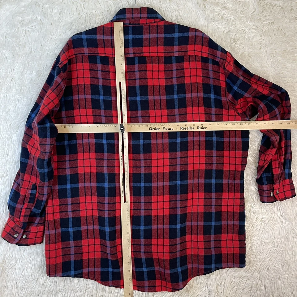 Northwest Territory Flannel Shirt Mens 2XLT Red Lumberjack Gorpcore Dadcore Work - Image 3 of 4