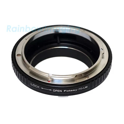 FOTASY Canon FD Lens to Leica M Mount Camera Adapter M6 M8 M7 M9 M10 M11 Ricoh GXR A12