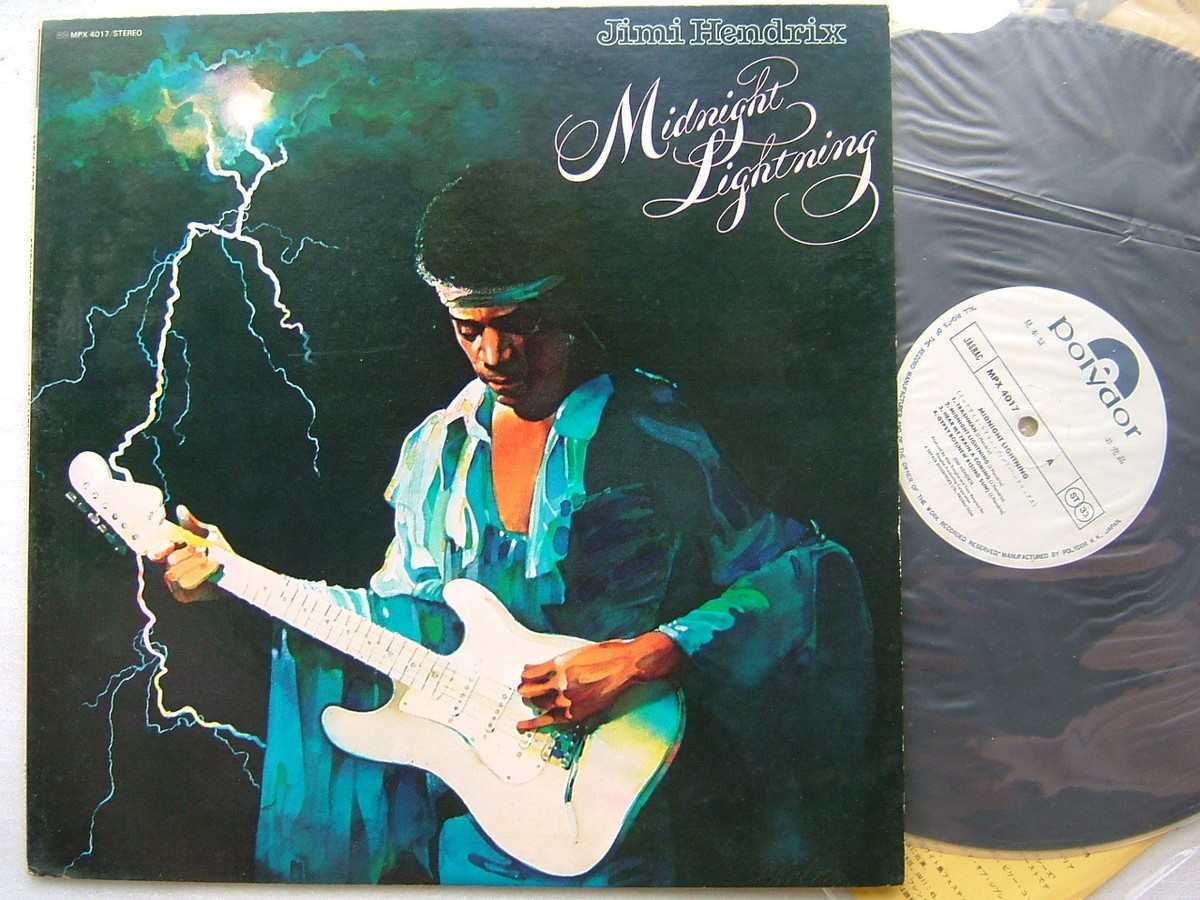 PROMO WHITE LABEL / JIMI HENDRIX MIDNIGHT LIGHTNING | eBay
