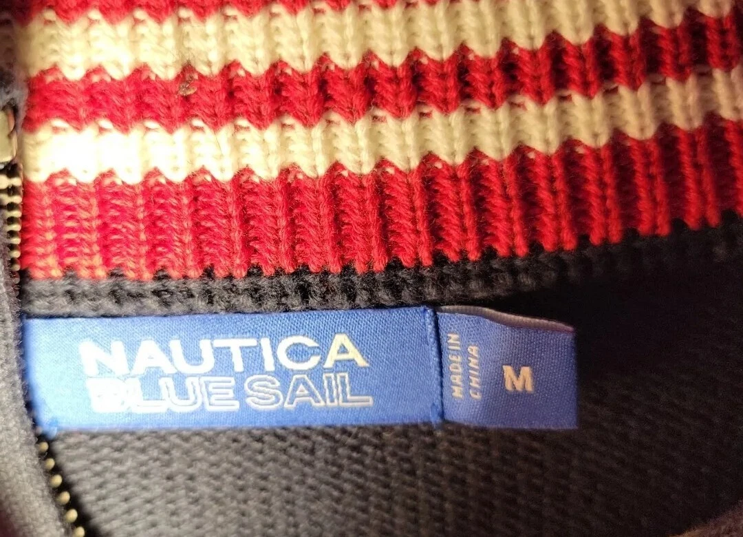 Nautica blue sail sweater Clearance