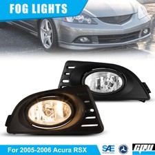 For 2005-2006 Acura Rsx Fog Light Clear Bumper Driving Assembly Lamps Rightleft