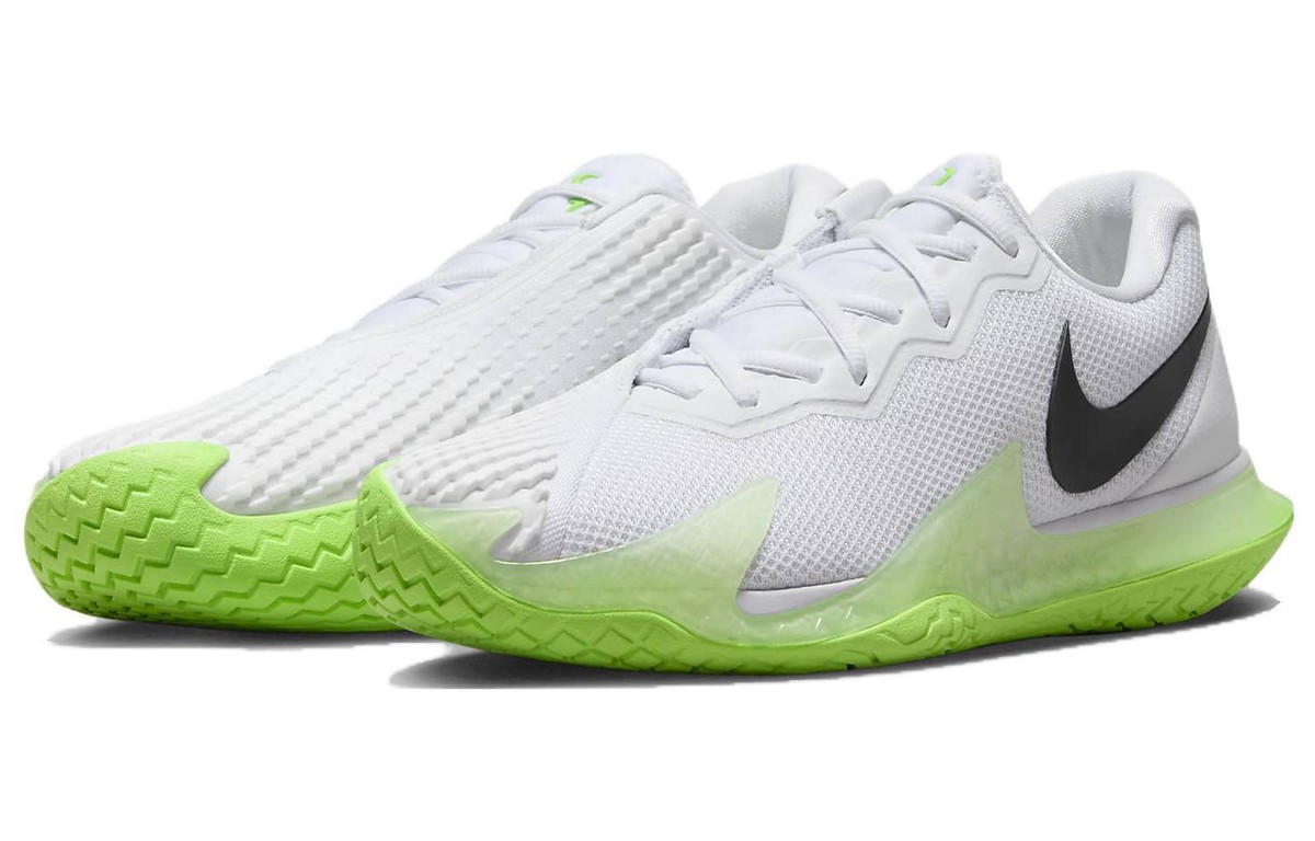 Nike RAFA テニスシューズ ホワイト/グリーン/パープル NIKE ナイキ メンズ テニスシューズ Nike Zoom Vapor Cage 4