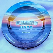 ELEMENTS 5" Metal Ashtray (Red/Blue) - US Seller