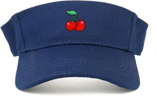 Cherry Patch Cotton Infant Summer Visor Cap - FREE SHIPPING - Picture 8 of 13