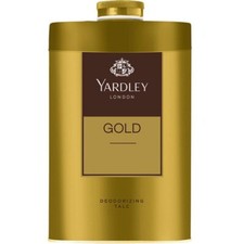 Yardley London Gold Deodorizing Talc for Men, 100g, softening, Freshening