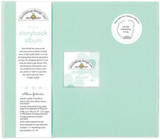Doodlebug Storybook Album 12"X12"-Mint Pack of 1