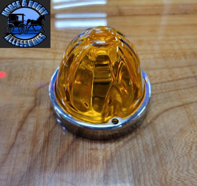 Grand General 79751 Amber Watermelon Glass Flush Mount Light Kit1 Wire