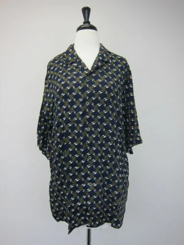 Boohoo camisas con botones informal Azteca para hombres