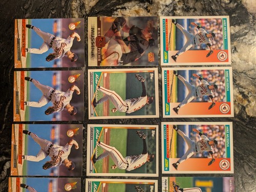 HUGE 60 Mike Mussina Baseball Card Collection Lot Orioles Yankees Rookie RC - Bild 3 von 16