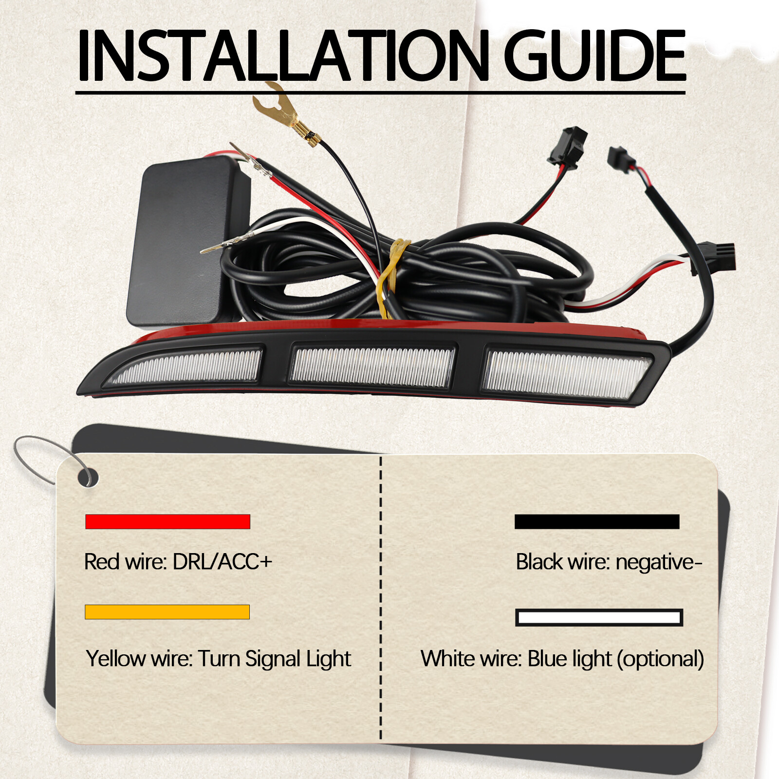 LED Daytime Running Light Turn Signal Fog Lamps DRL for Hyundai Tucson 2022-2024