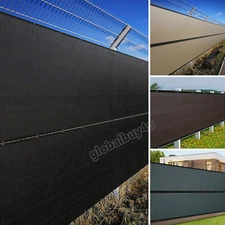 Heavy Duty Fence Windscreen Privacy Screen Shade Cover Mesh Garden Panel Tarp
