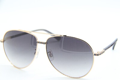 NEW SWAROVSKI SK 343-H 33B GOLD GREY CRYSTAL GRADIENT AUTHENTIC SUNGLASSES 62-13