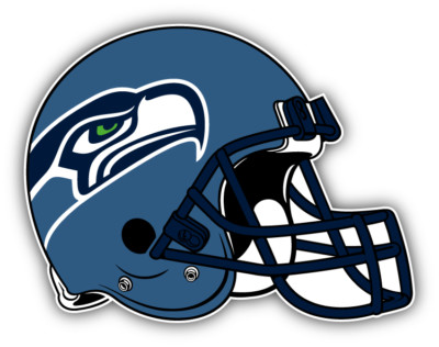 Seattle Seahawks NFL Football Helmet Logo Car Bumper Sticker -9'', 12'' or  14'' | eBay