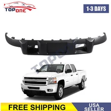For 2011-2014 Chevy Silverado 2500 HD Front Bumper Deflector Lower Matte Black