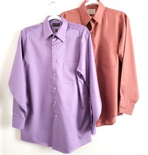 Arrow Company Wrinkle-Free 2 Dress Shirts Size 15.5 32/33