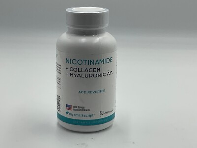 Anti Aging Supplement | Nicotinamide B3, Collagen Peptides & Hyaluronic Acid #