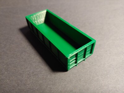 4pk HO 1:87 scale 30-yard industrial dumpsters OO scale