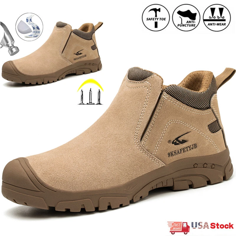 Safety Shoes Men Indestructible Shoes Construction Work Shoes Male Welder Boots
