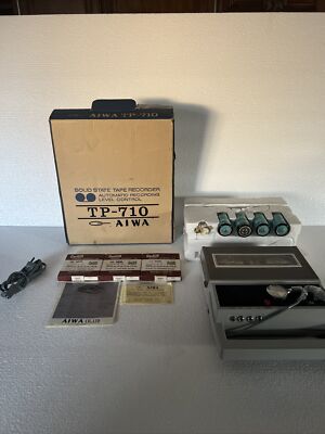 Vintage Aiwa TP-710 Portable Reel To Reel Recorder/Player Untested