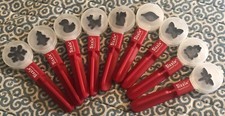 Sizzix Paddle Punch Lot Of 9 Scrapbooking Cra...