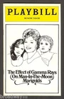 Shelley Winters "EFFECT OF GAMMA RAYS" Carol Kane 1978 FLOP Opening Playbill